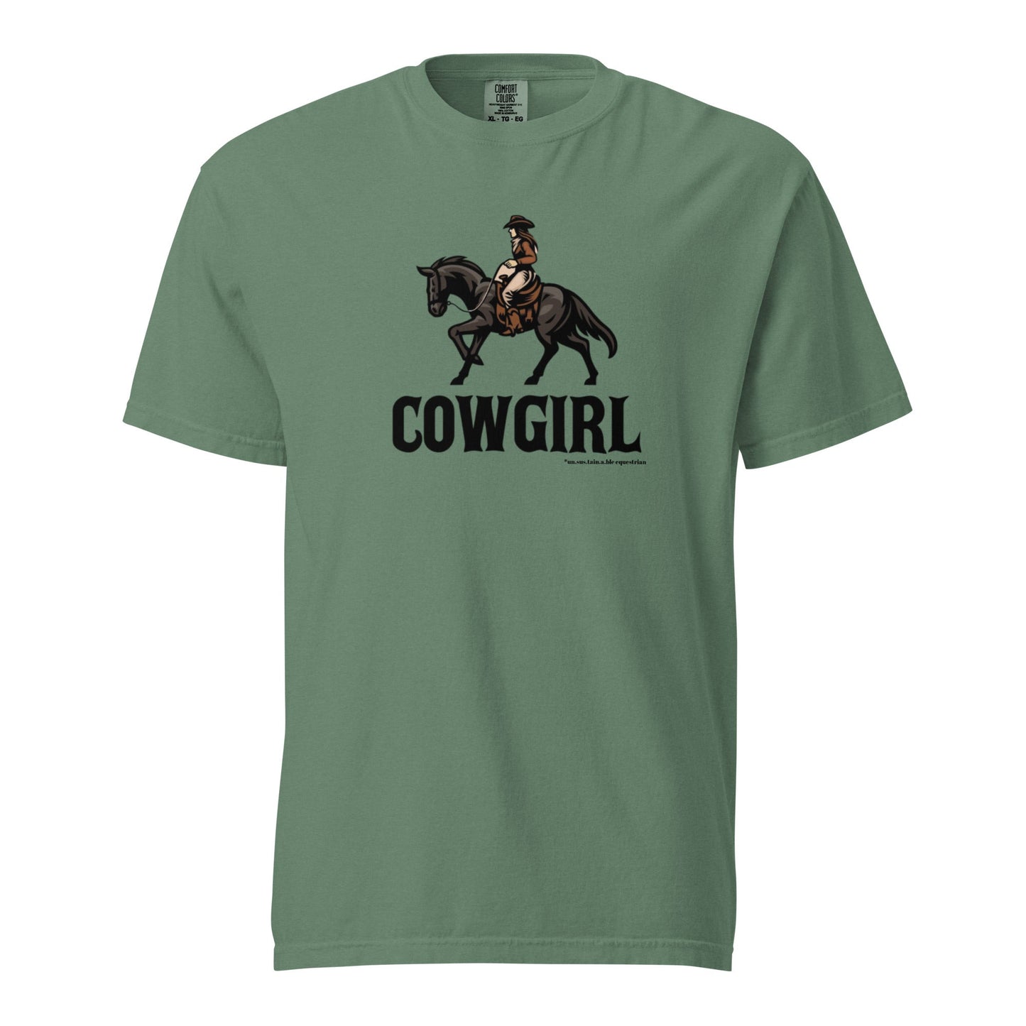 Unisex garment-dyed heavyweight t-shirt - Cowgirl