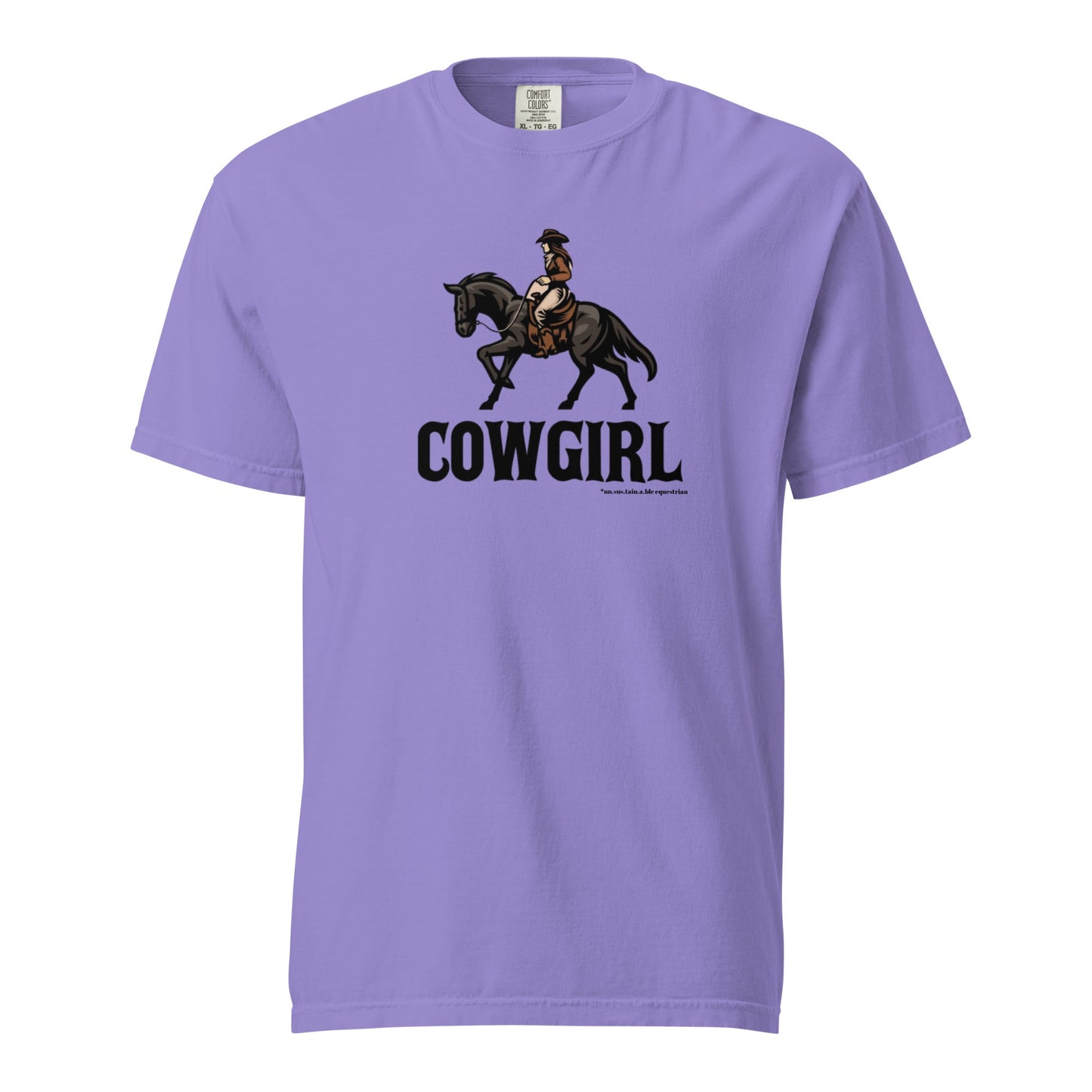 Unisex garment-dyed heavyweight t-shirt - Cowgirl