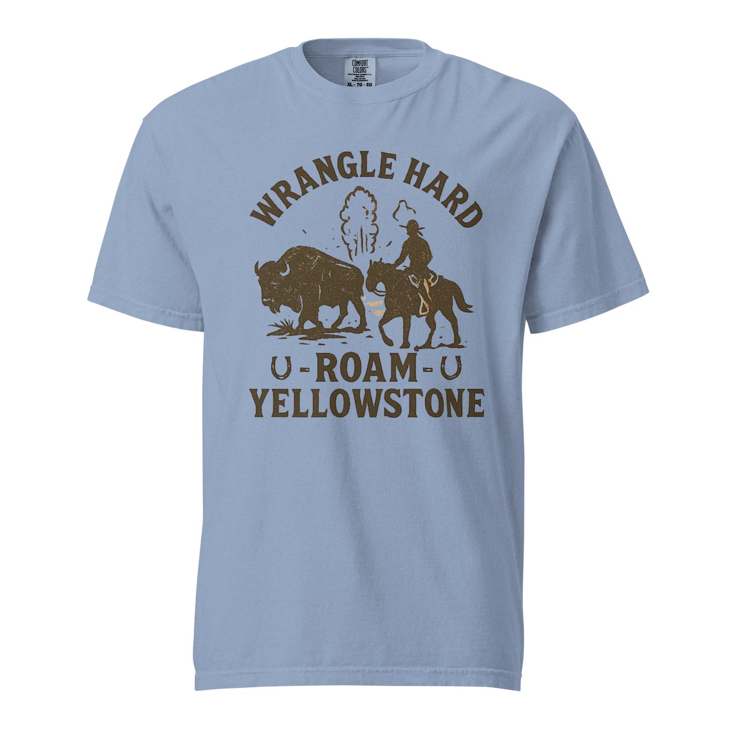 Roam Yellowstone Men's Heavyweight T-Shirt