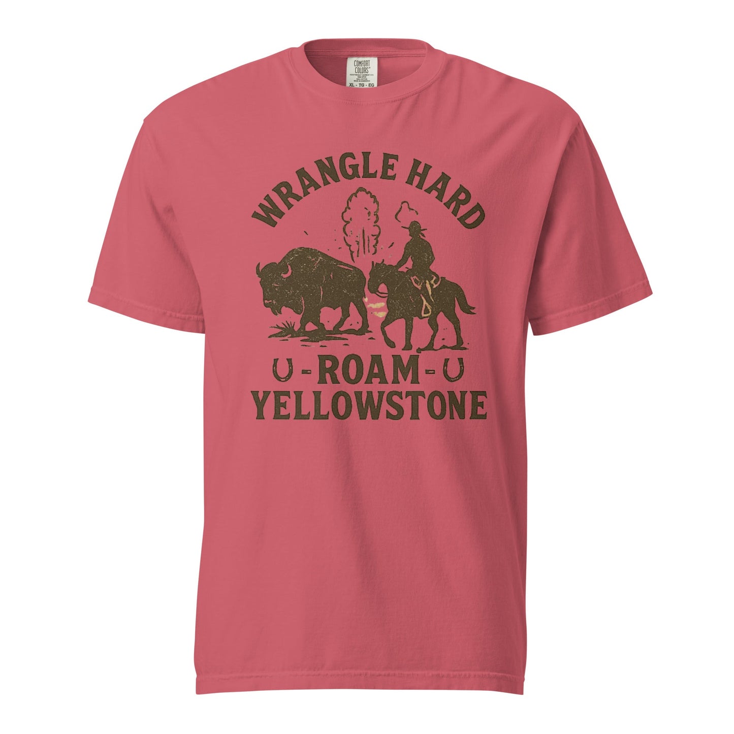 Roam Yellowstone Men's Heavyweight T-Shirt