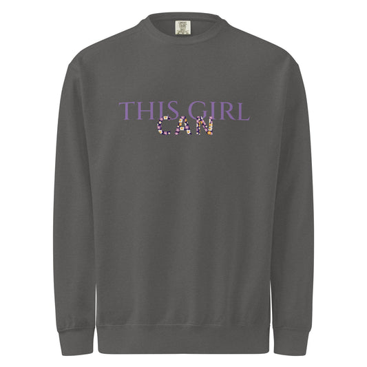 This Girl Can Unisex garment-dyed sweatshirt