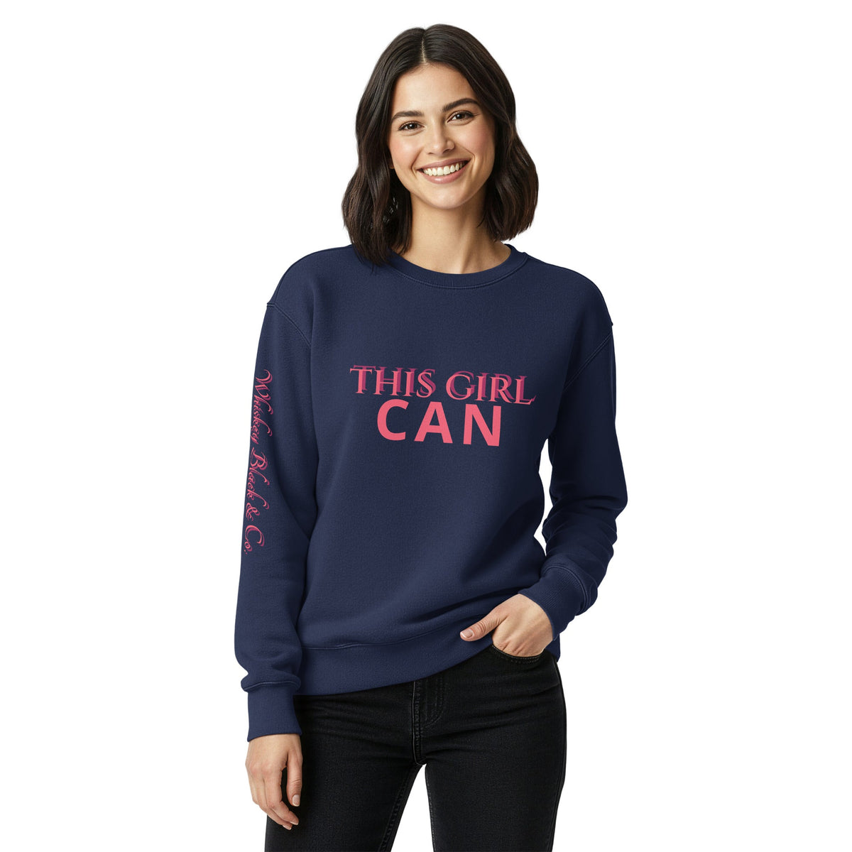 This Girl Can Unisex garment-dyed sweatshirt