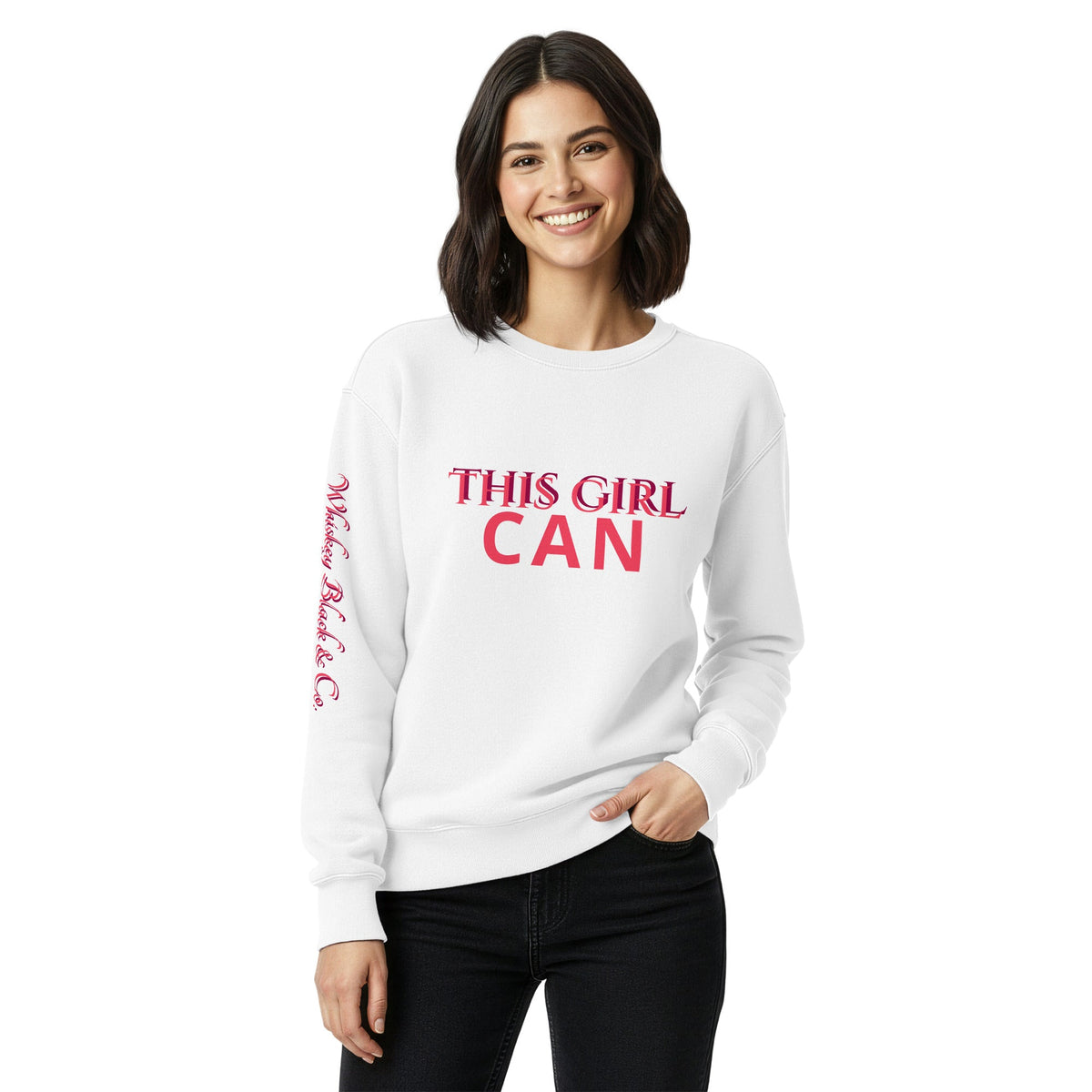 This Girl Can Unisex garment-dyed sweatshirt