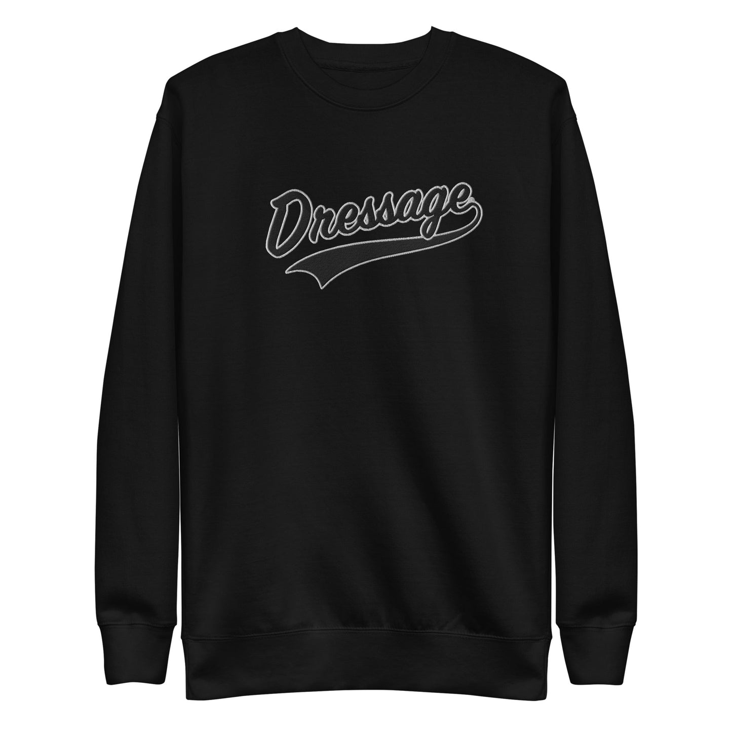 Unisex Premium Sweatshirt - Sporty Logo Dressage - Embroidered