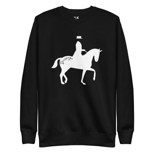 Unisex Premium Sweatshirt - Dressage Silhouette