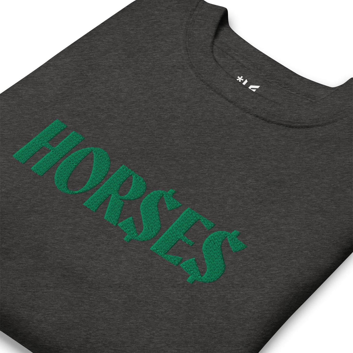 Unisex Premium Sweatshirt - Embroidered - HOR$E$