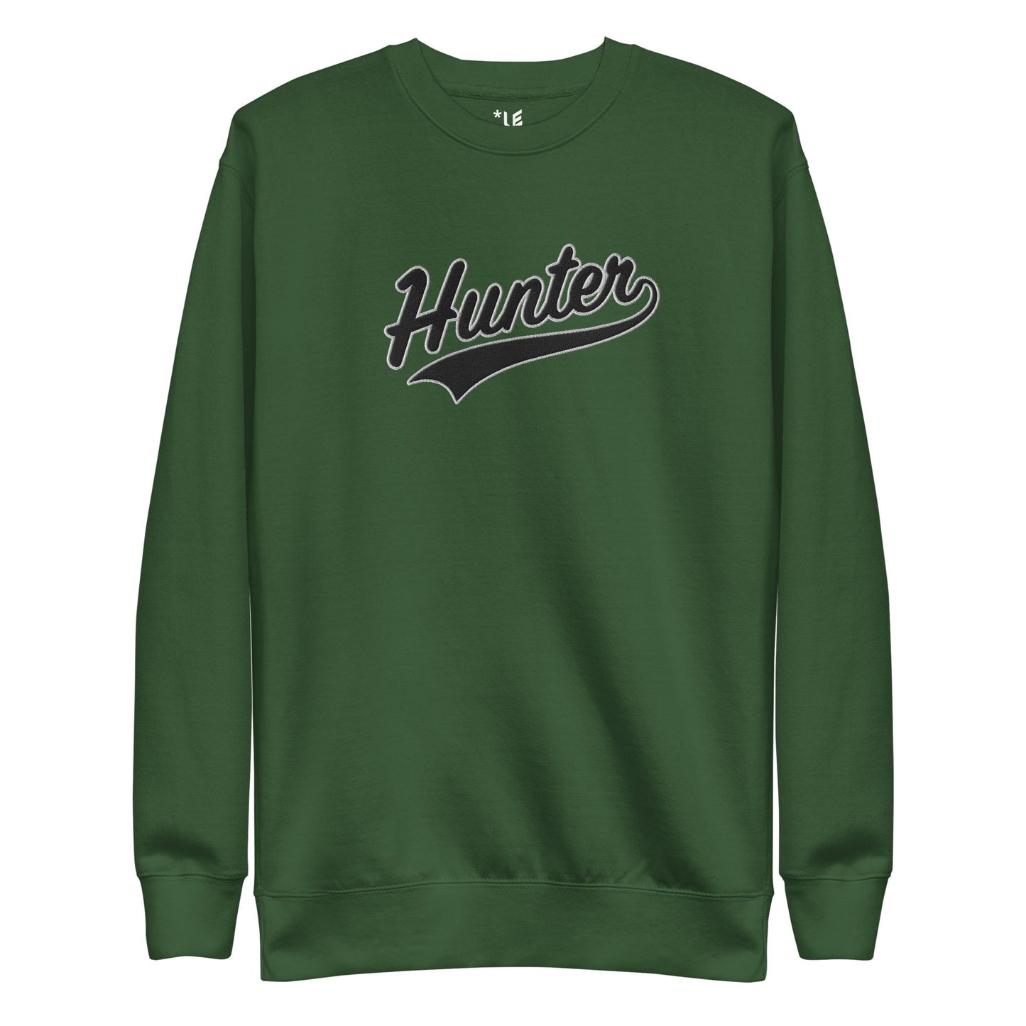 Unisex Premium Sweatshirt - Sporty Logo Hunter - Embroidered