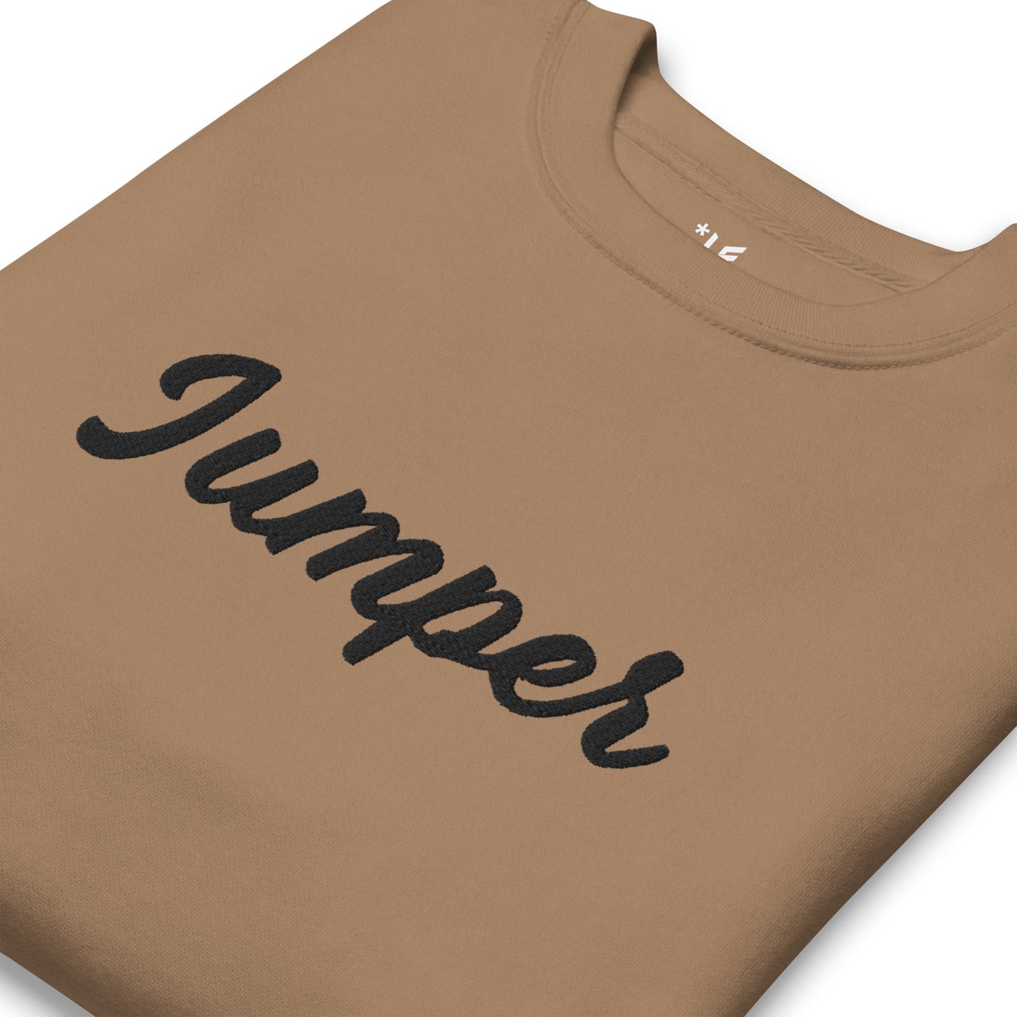 Unisex Premium Sweatshirt - Embroidered - Jumper (Darker Hues)