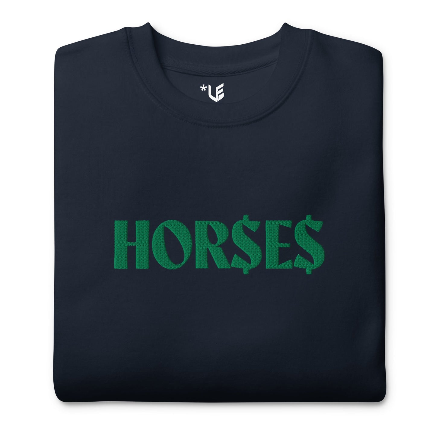 Unisex Premium Sweatshirt - Embroidered - HOR$E$