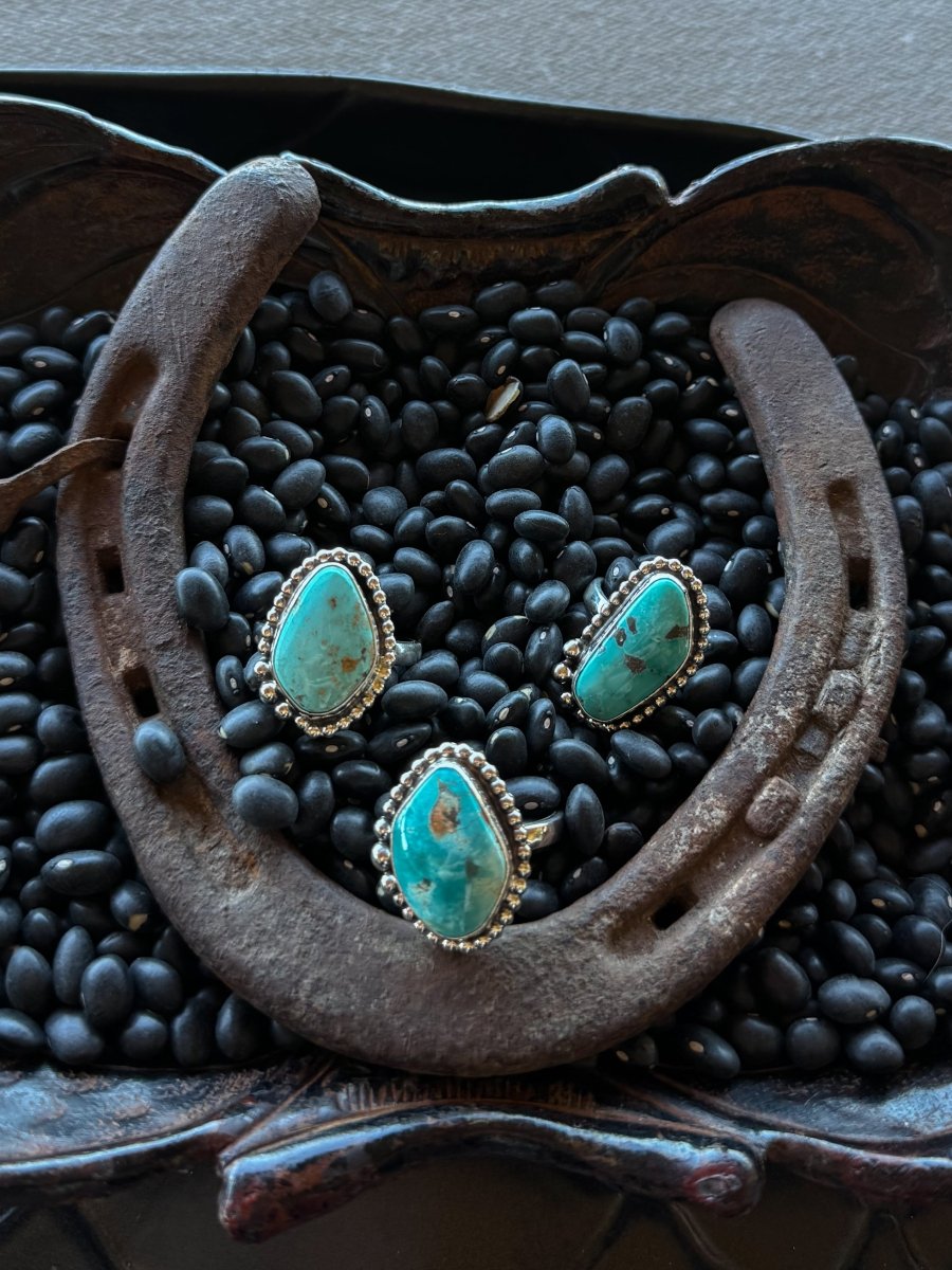 Unwound Turquoise Adjustable Ring
