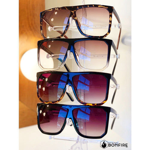 Ignite Black and Clear American Bonfire Co Sunglasses