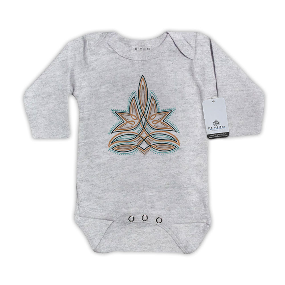 Western Boot Stitch - Infant One Piece Western Romper
