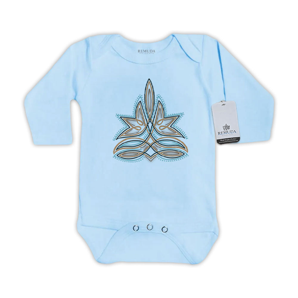 Western Boot Stitch - Infant One Piece Western Romper