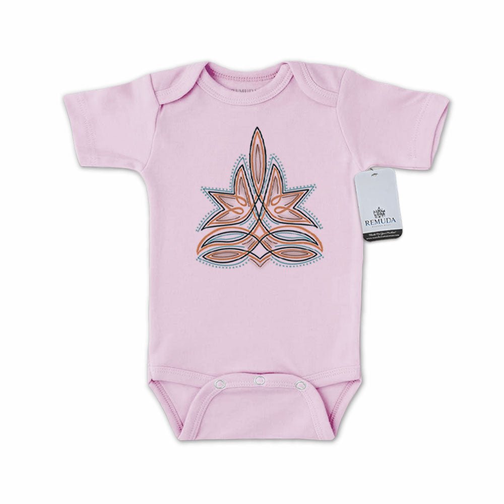 Western Boot Stitch - Infant One Piece Western Romper