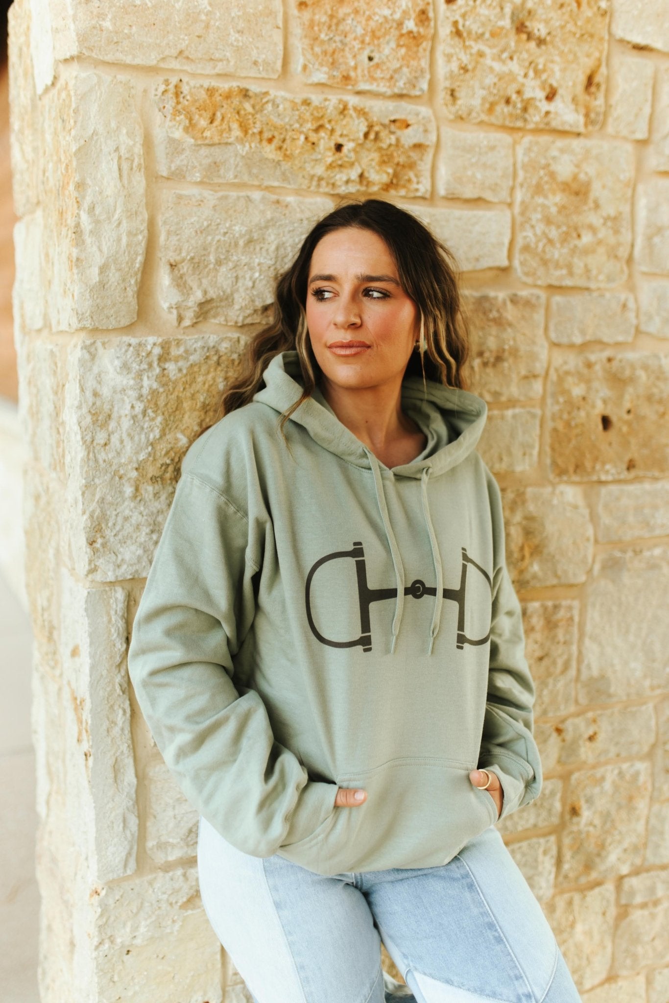 Western Horse Bit Graphic Hoodie