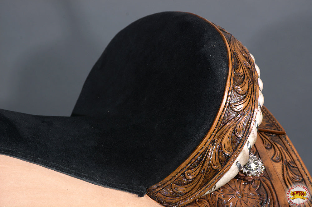 Western Horse Saddle American Leather Flex Trail Barrel Hilason