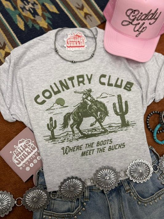 Where The Boots Meet The Bucks Graphic Tee