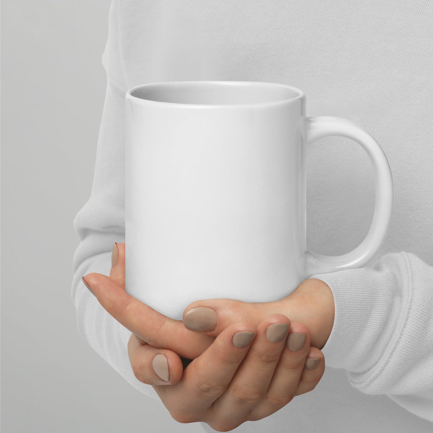 Jumbo White Glossy Mug - 20 oz. - Jumper