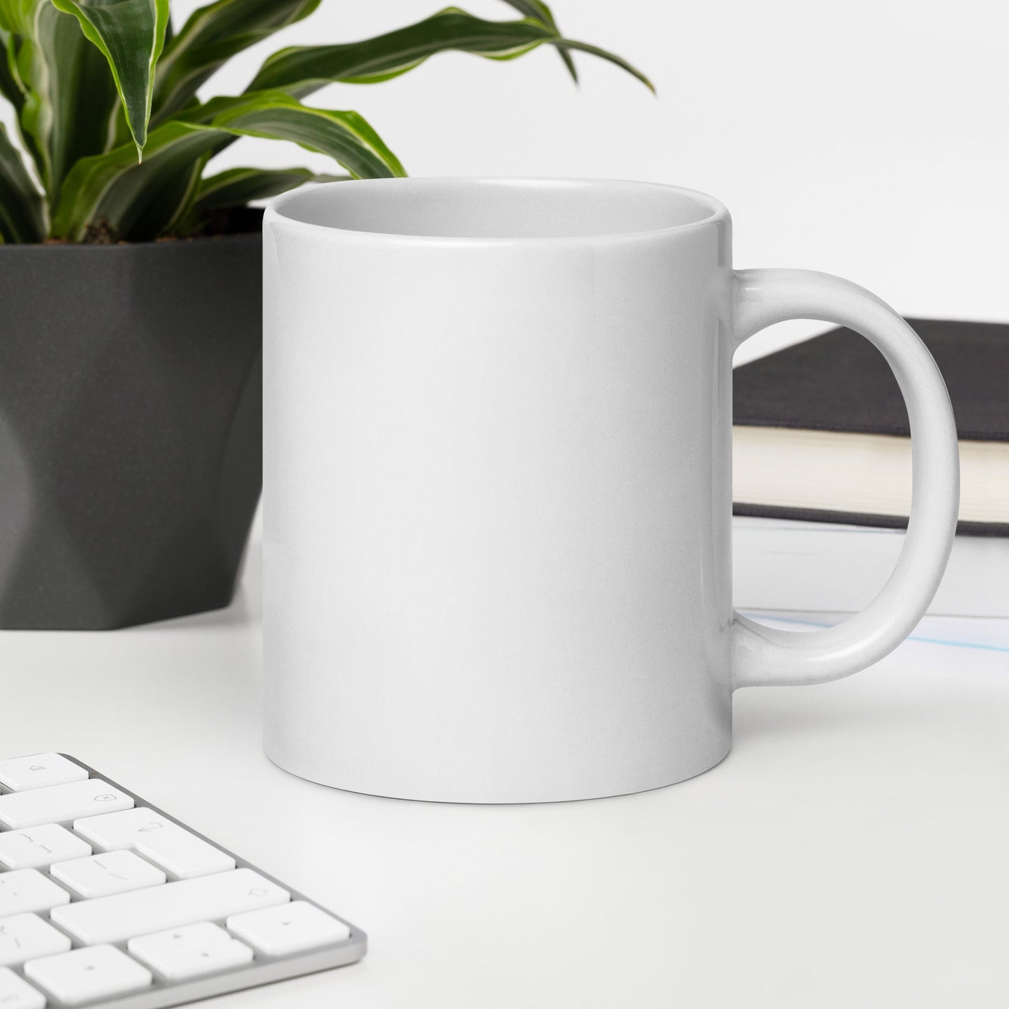 Jumbo White Glossy Mug - 20 oz. - World's Best Trainer