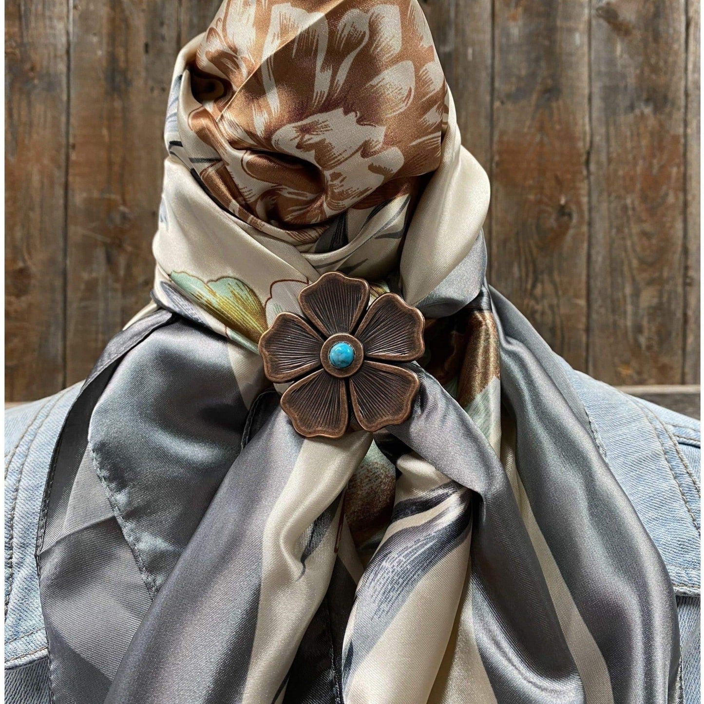 35X35" Field of Wildflowers Wild Rag / Scarf - W111L Slide WRC111B