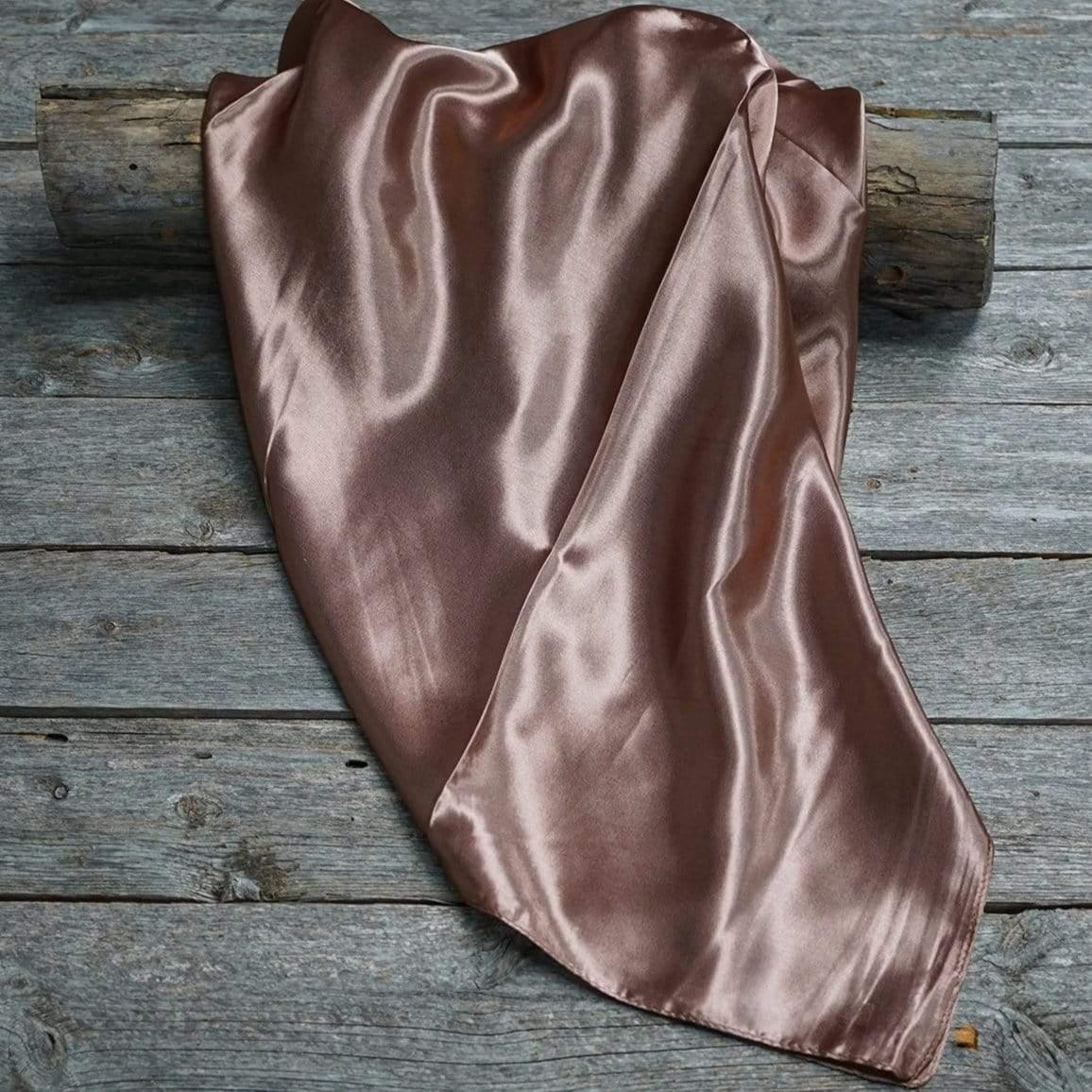 35X35"  Solid Tan  Wild Rag / Scarf WRS7
