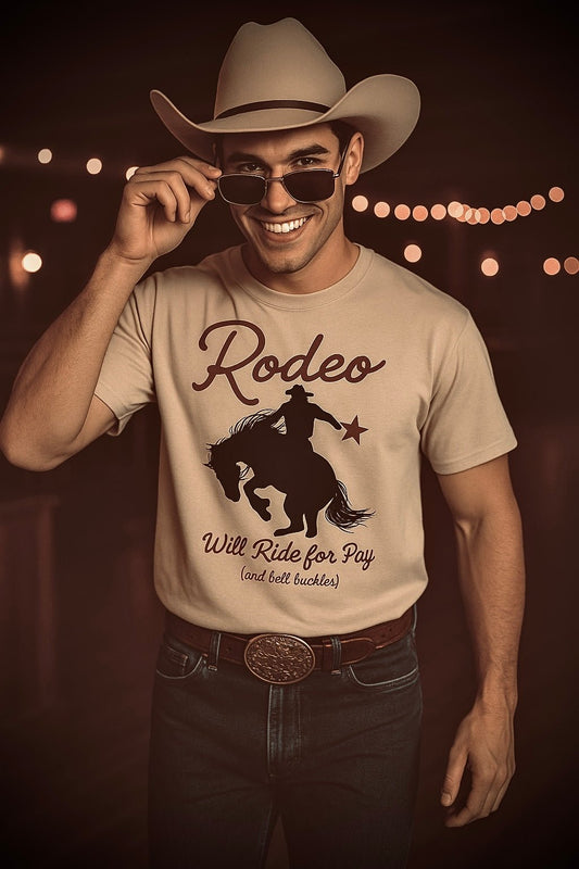 Will Ride For Pay Tee