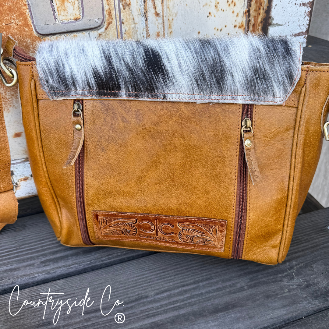 Willow Cowhide Concealed Carry Purse