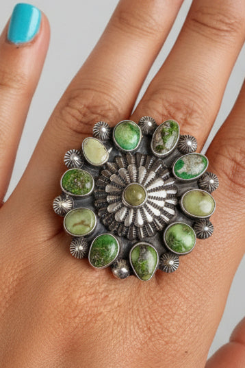 Windom Sonoran Gold Turquoise Ring