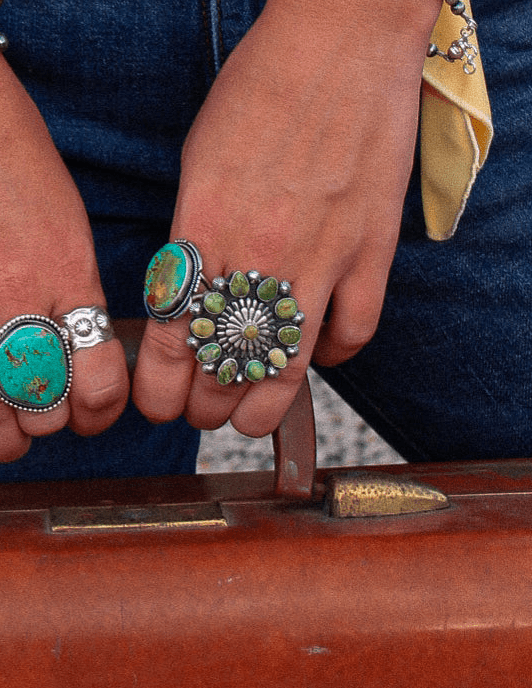 Windom Sonoran Gold Turquoise Ring