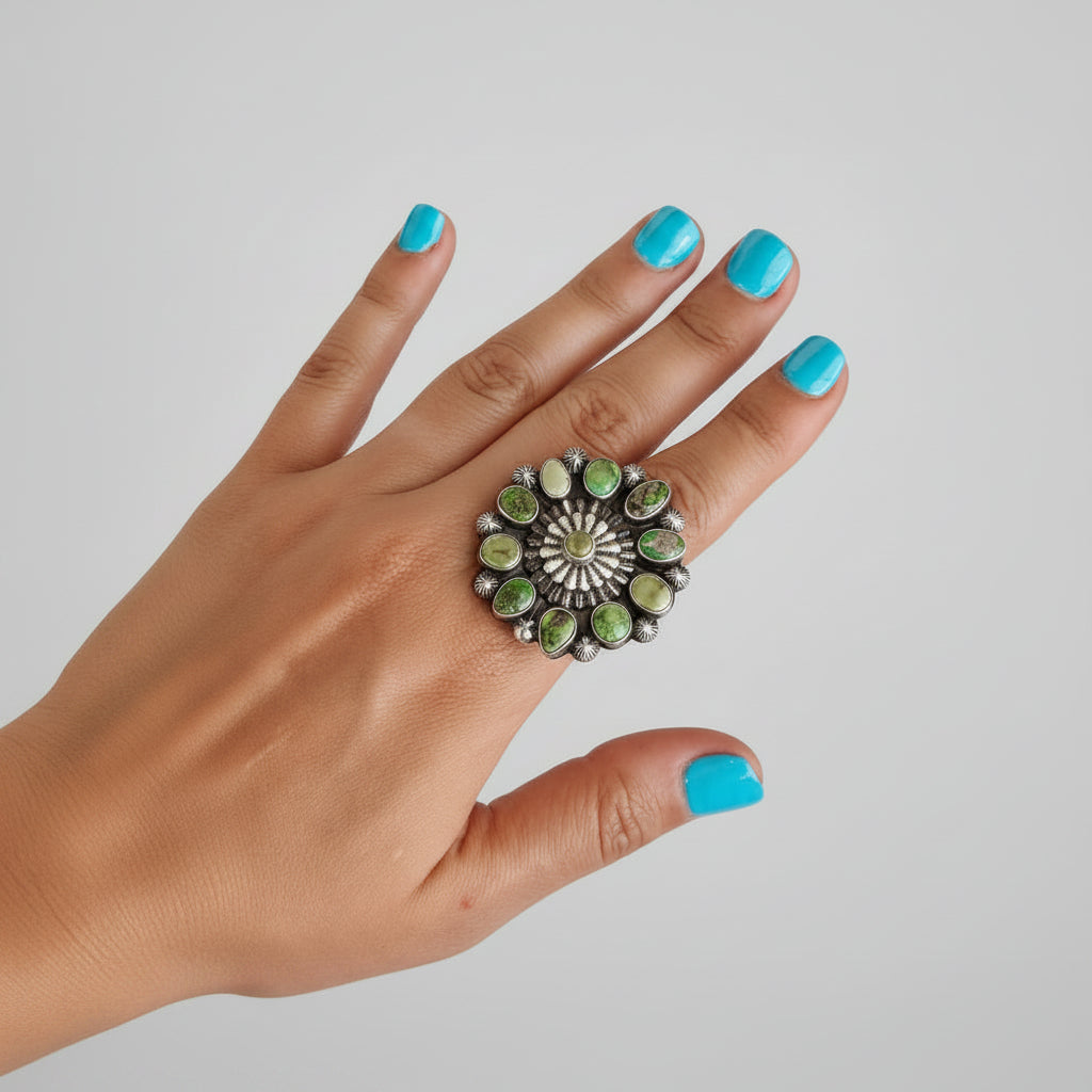 Windom Sonoran Gold Turquoise Ring