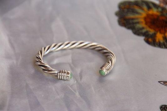 Wylie Turquoise Cable Cuff Bracelet