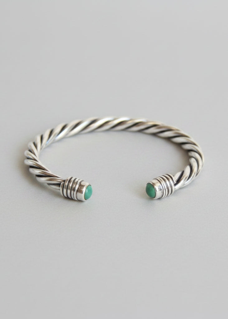 Wylie Turquoise Cable Cuff Bracelet