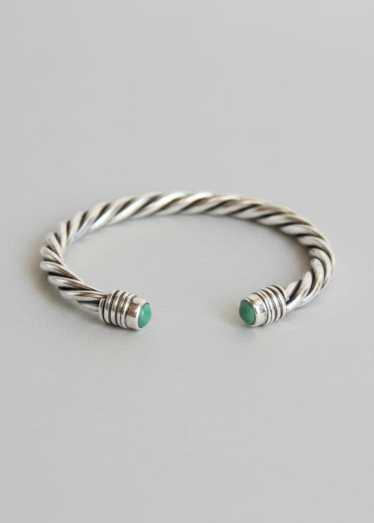 Wylie Turquoise Cable Cuff Bracelet