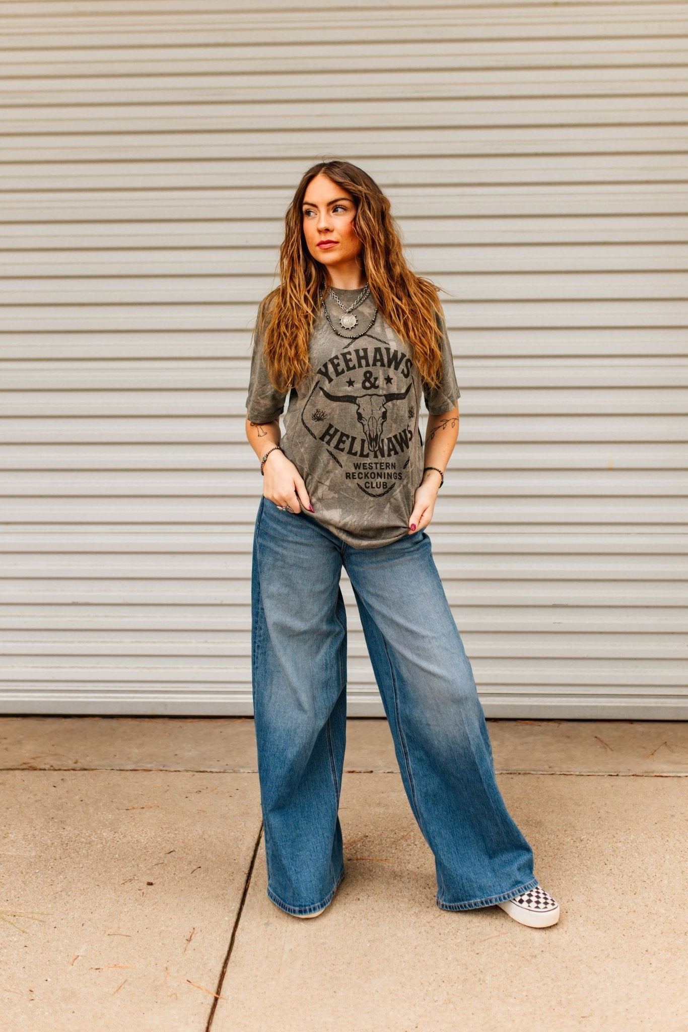 Yeehaws And Hellnaws RealTree Camo Graphic Tee