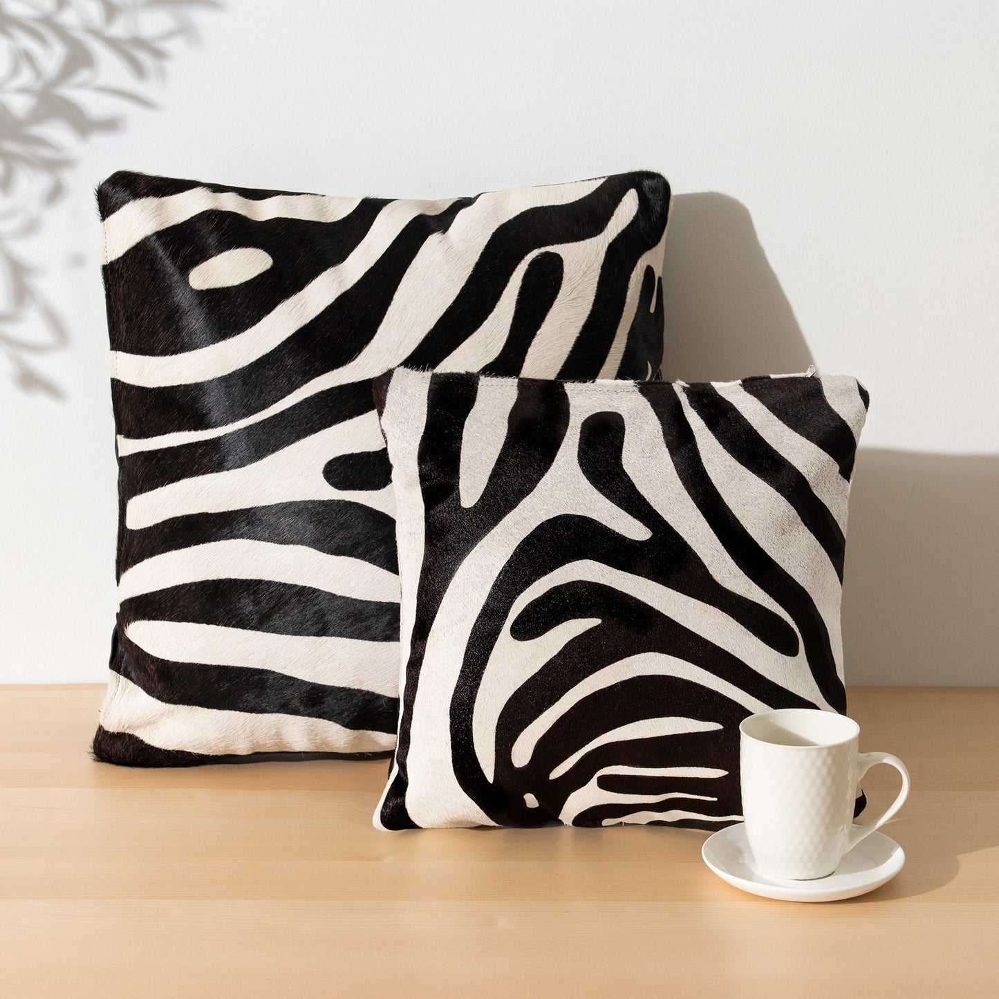 Zebra Cowhide Pillow
