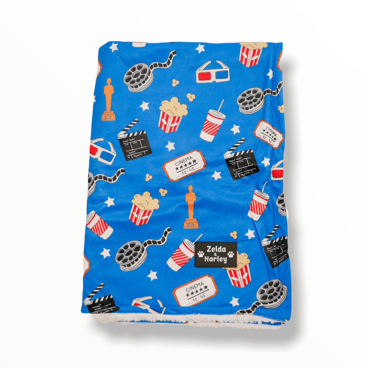 Howl-lywood Dog Blanket