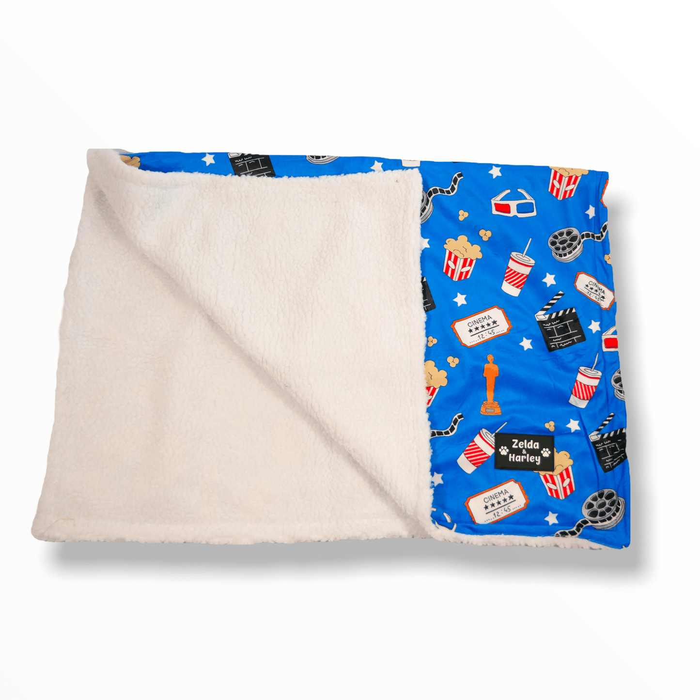 Howl-lywood Dog Blanket