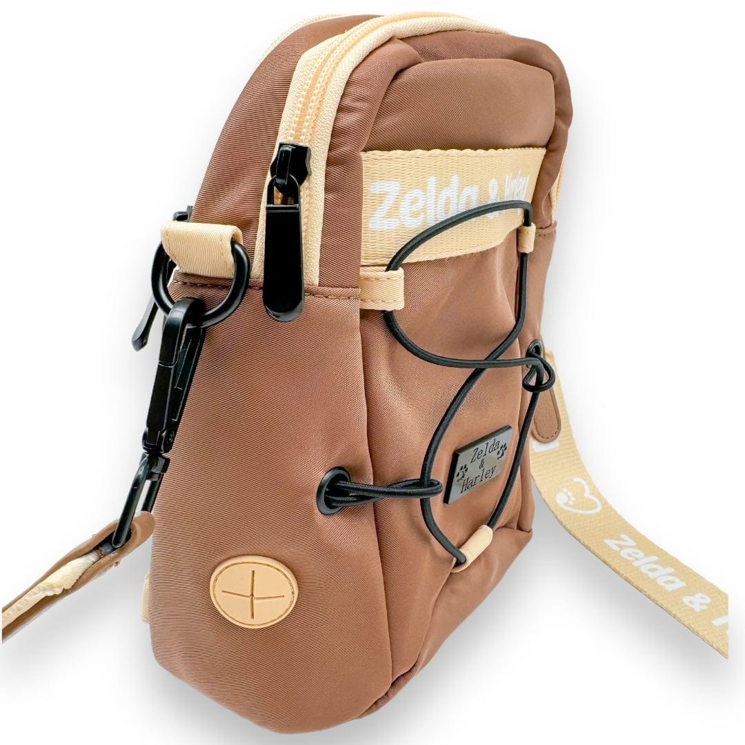 Dog Mom Bag - Mocha and Cream