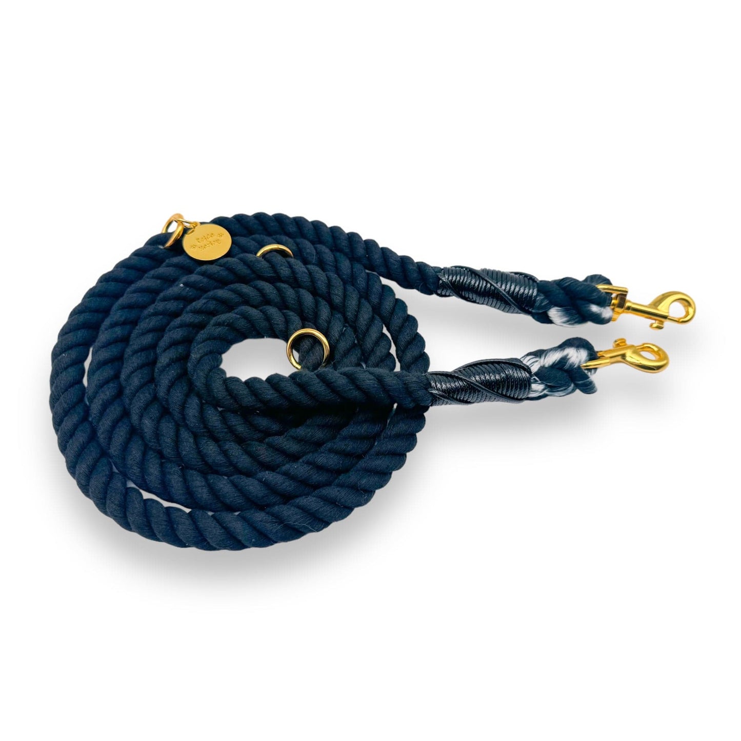 Hands Free Rope Leash - Black