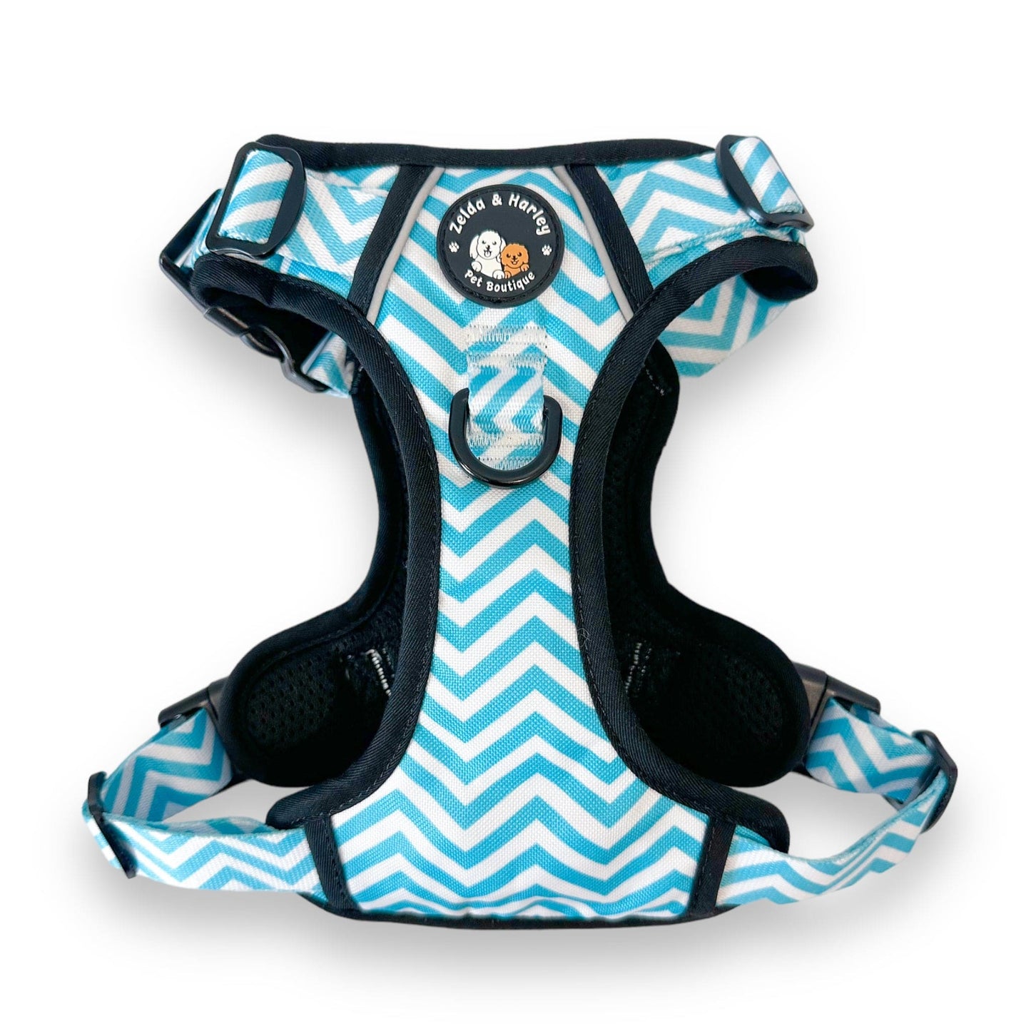 Zig Zag Wag Pastel Blue- Adventure No Pull Harness