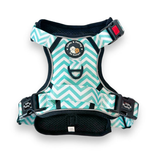 Zig Zag Wag Pastel Green - Adventure No Pull Harness