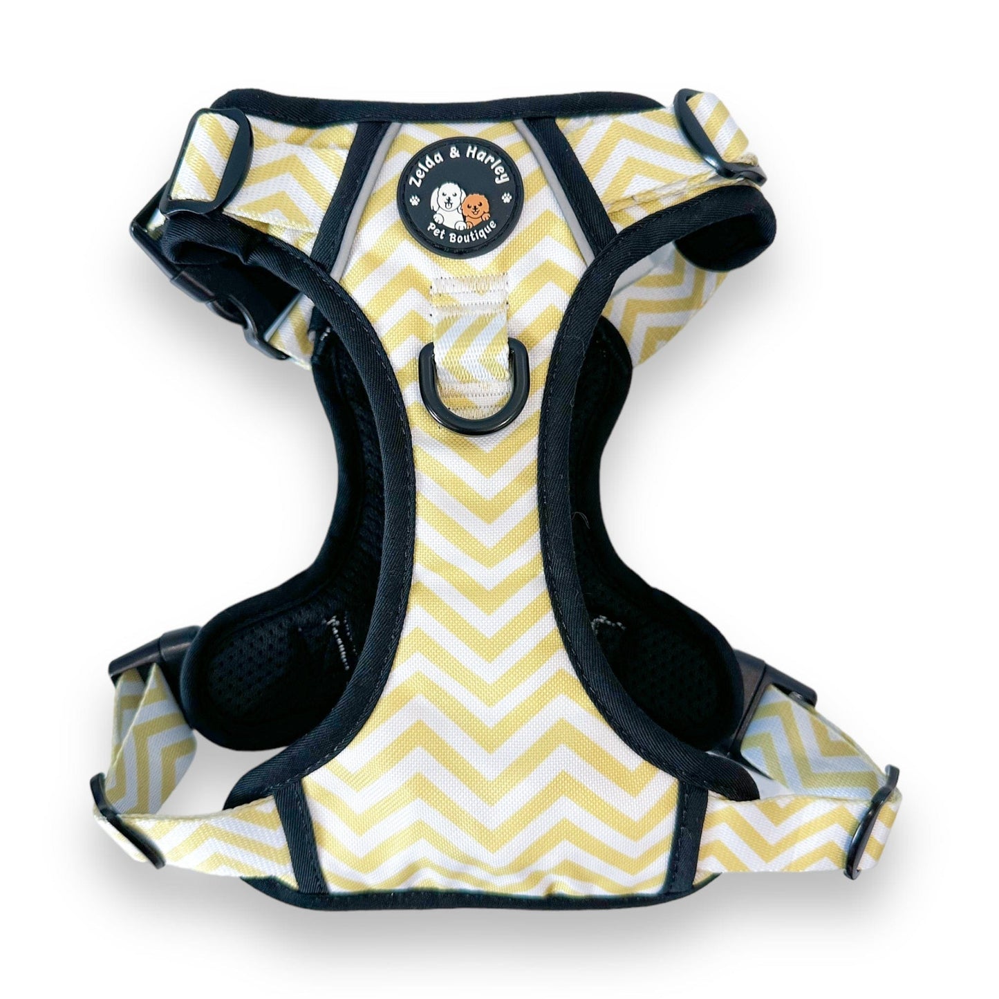 Zig Zag Wag Pastel Yellow - Adventure No Pull Harness