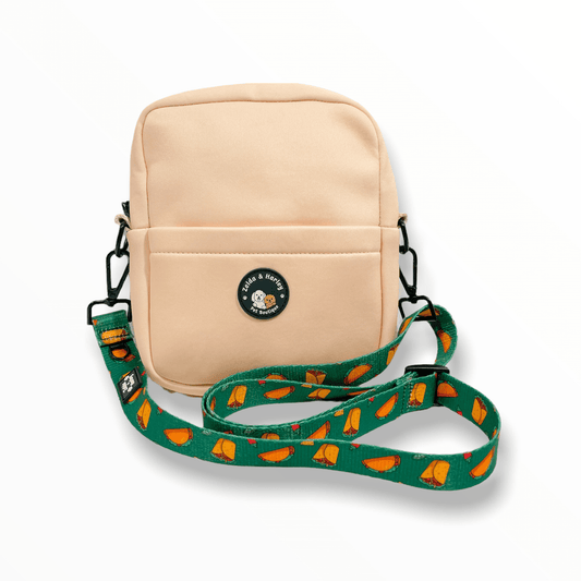 Dog Mom Bag - Cream *Strap Sold Separately*