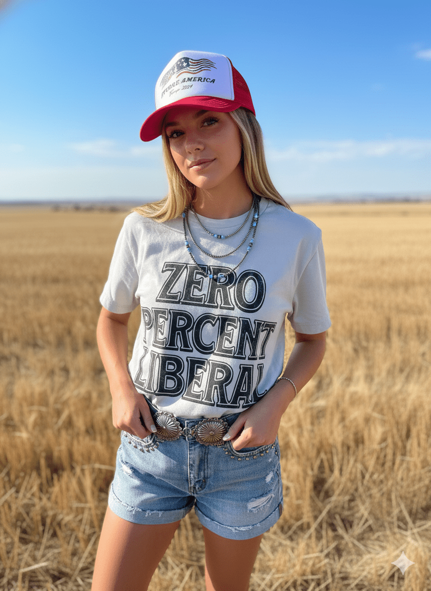 Zero Percent Liberal Graphic Tee