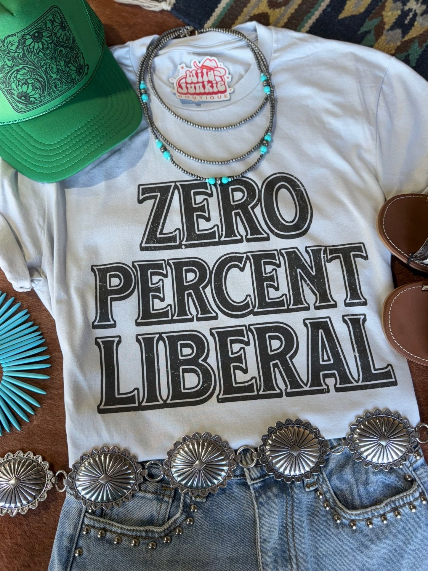 Zero Percent Liberal Graphic Tee