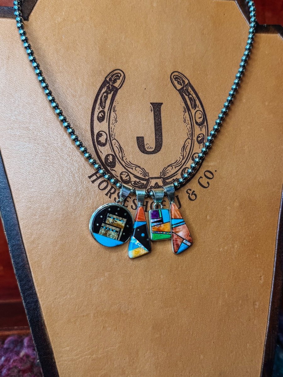 Zuni Multi-Stone Necklace Pendants
